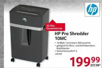 Selgros Hp Pro Shredder 10mc Angebot