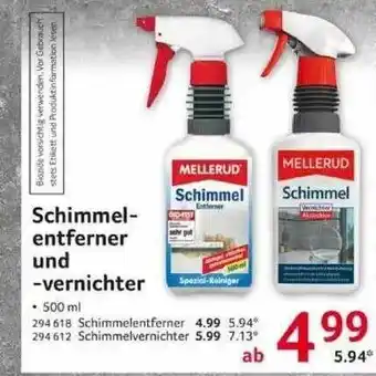 Selgros Schimmelentferner Und -vernichter Mellerud Angebot