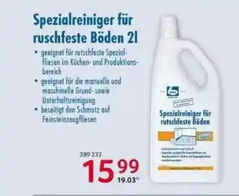 Selgros Spezialreiniger Für Ruschfeste Böden Angebot