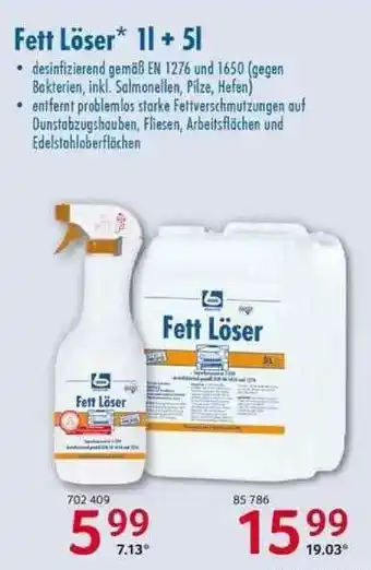 Selgros Fett Löser Angebot