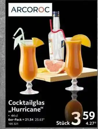 Selgros Arcoroc Cocktailglas „hurricane” Angebot