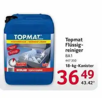 Selgros Topmat Flüssigreiniger Angebot