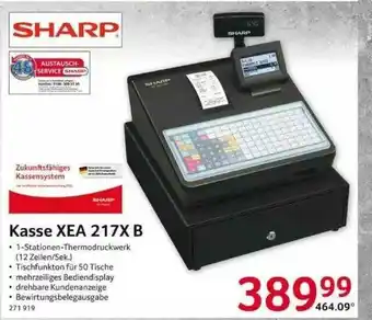 Selgros Sharp Kasse Xea217xb Angebot