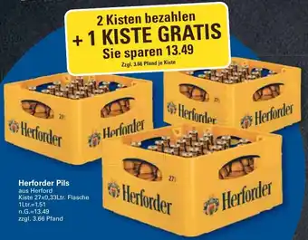 WEZ Herforder Pils Kiste 27x0,33Ltr. Flasche Angebot