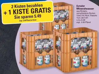 WEZ Extaler Mineralwasser 12x0,7/0,75Ltr. Flasche Angebot