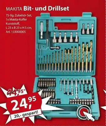 Sonderpreis Baumarkt Makita Bit- Und Drillset Angebot