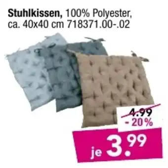 Möbel Boss Stuhlkissen Angebot