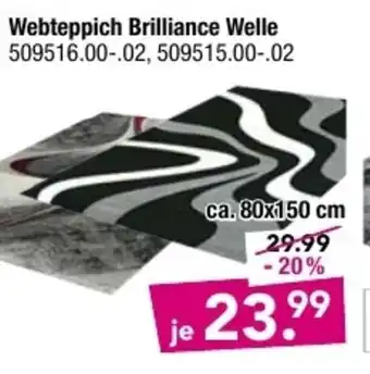 Möbel Boss Webteppich Brilliance Welle Angebot