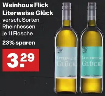 Handelshof Weinhaus Flick Literweise Glück 1 L Flasche Angebot