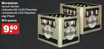 Handelshof Warsteiner 24x0,33/20x0,5 L Flaschen Angebot