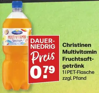 Handelshof Christinen Multivitamin Fruchtsaftgetränk 1 L PET Flasche Angebot