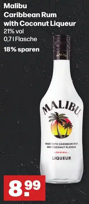 Handelshof Malibu Caribbean Rum with Coconut Liqueur 0,7 L Flasche Angebot