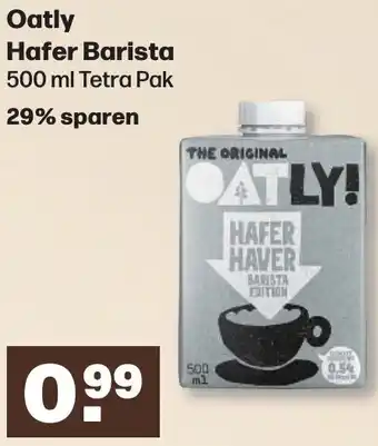 Handelshof Oatly Hafer Barista 500 ml Tetra Pak Angebot