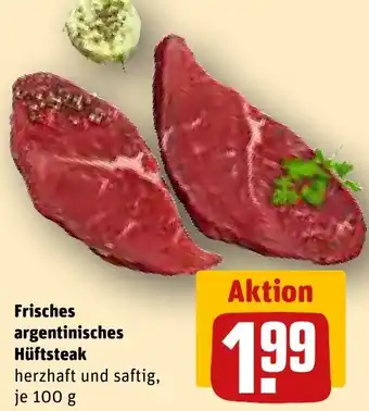 REWE Frisches argentinisches Hüftsteak 100 g Angebot