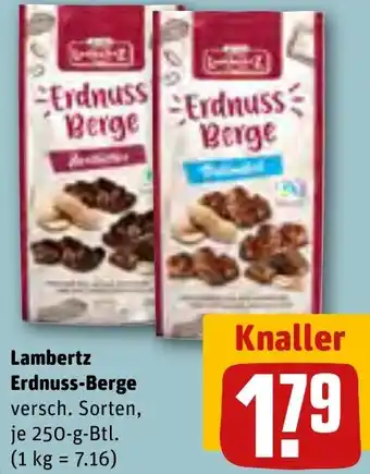 REWE Lambertz Erdnuss-Berge 250 g Btl. Angebot