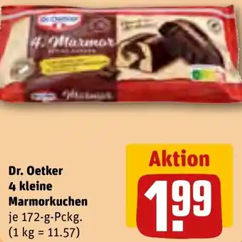 REWE Dr. Oetker 4 kleine Marmorkuchen 172 g Pckg. Angebot