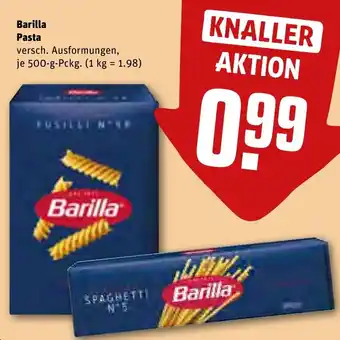 REWE Barilla Pasta 500 g Pckg. Angebot