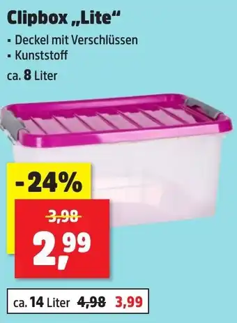 Thomas Philipps Clipbox ,,Lite" ca. 8 Liter Angebot