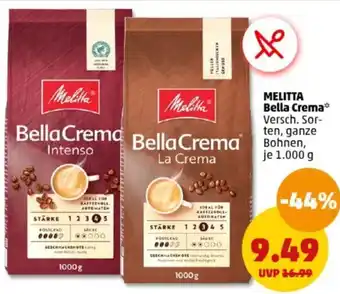 PENNY MELITTA Bella Crema 1000 g Angebot