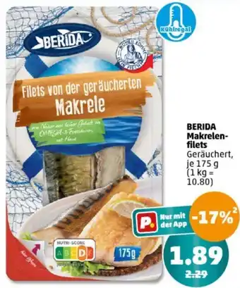 PENNY BERIDA Makrelenfilets 175 g Angebot