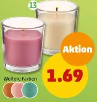 PENNY Duftkerze im Glas Angebot