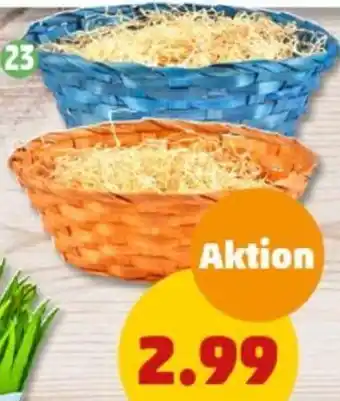 PENNY Osterkörbchen aus Bambus Angebot