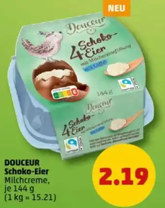 PENNY DOUCEUR Schoko-Eier 144 g Angebot