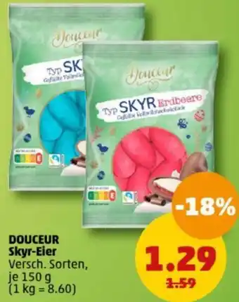 PENNY DOUCEUR Skyr-Eier 150 g Angebot