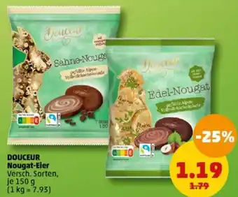 PENNY DOUCEUR Nougat-Eier 150 g Angebot