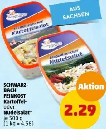 PENNY SCHWARZBACH FEINKOST Kartoffel oder Nudelsalat 500 g Angebot