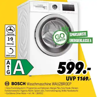 MEDIMAX BOSCH Waschmaschine WAU28ROEP Angebot