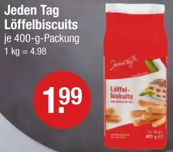 V Markt Jeden Tag Löffelbiscuits 400 g Packung Angebot