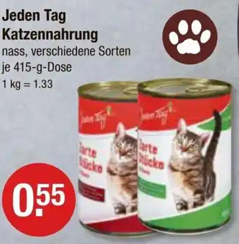 V Markt Jeden Tag Katzennahrung 415 g Dose Angebot