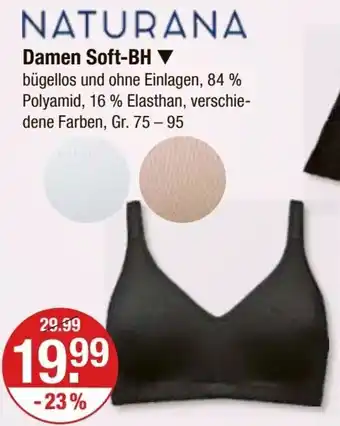 V Markt NATURANA Damen Soft-BH Angebot