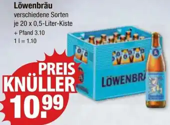 V Markt Löwenbräu 20 x 0,5 Liter Kiste Angebot