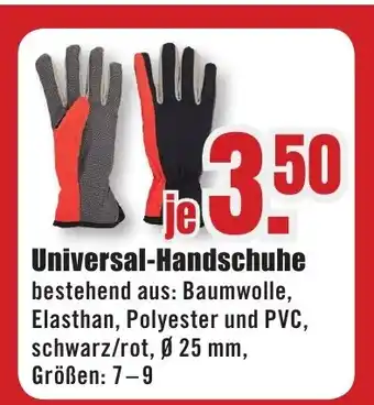 B1 Discount Baumarkt Universal-Handschuhe Angebot