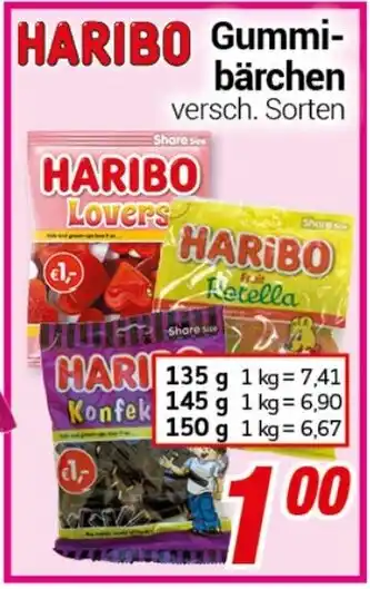 CENTERSHOP HARIBO Gummibärchen Angebot