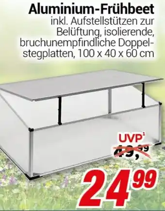 CENTERSHOP Aluminium-Frühbeet Angebot