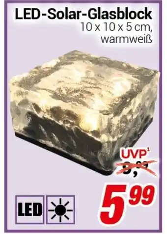 CENTERSHOP LED-Solar Glasblock Angebot