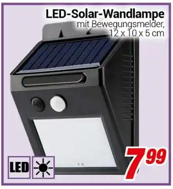 CENTERSHOP LED-Solar Wandlampe Angebot