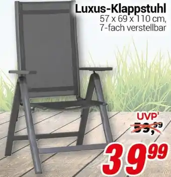 CENTERSHOP Luxus-Klappstuhl Angebot