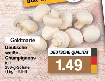 Famila Nord West Goldmarie Deutsche weiße Champignons KI. I 250-g-Schale Angebot