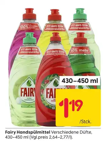 Rusta Fairy Handspülmittel 430-450 ml Angebot