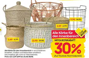 Rusta Alle Körbe für den Innenbereich Angebot