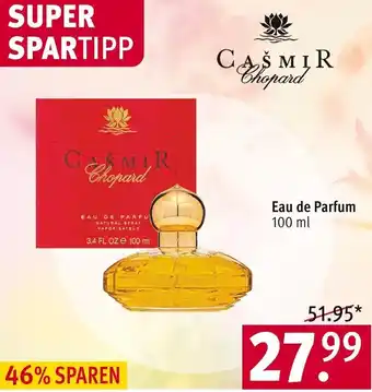 Rossmann CAŠMIR Chopard Eau de Parfum 100 ml Angebot