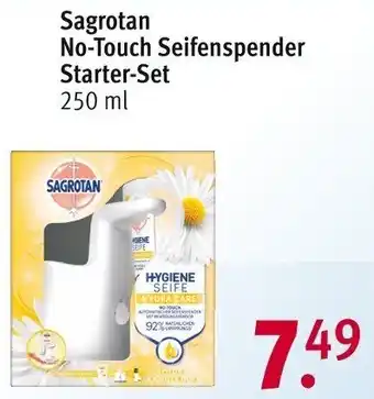 Rossmann Sagrotan No-Touch Seifenspender Starter-Set 250 ml Angebot