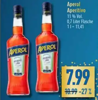 diska Aperol Aperitivo 0,7L Angebot