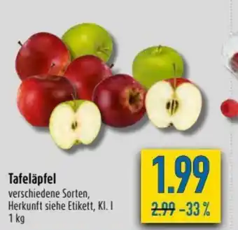 diska Tafeläpfel 1kg Angebot