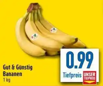 diska Gut & Günstig Bananen 1kg Angebot