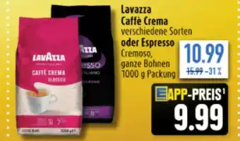 diska Lavazza Caffè Crema verschiedene Sorten oder Espresso Cremoso, ganze Bohnen 1000 g Angebot